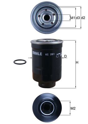 KNECHT Üzemanyagszűrő KC261D_KNECHT