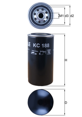 KNECHT Üzemanyagszűrő KC188_KNECHT