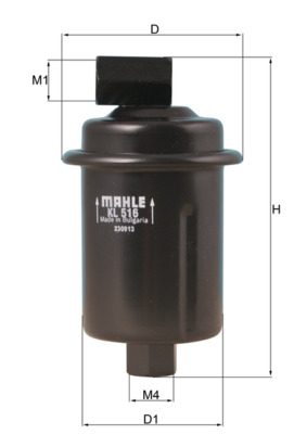 KNECHT Üzemanyagszűrő KL516_KNECHT