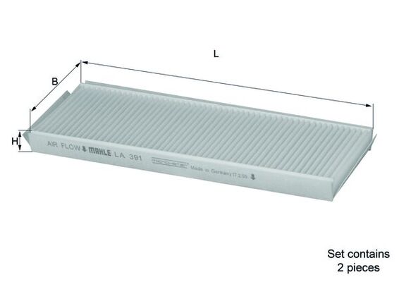 KNECHT Pollenszűrő LA391/S_KNECHT