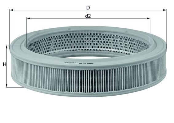 KNECHT Levegőszűrő LX208_KNECHT