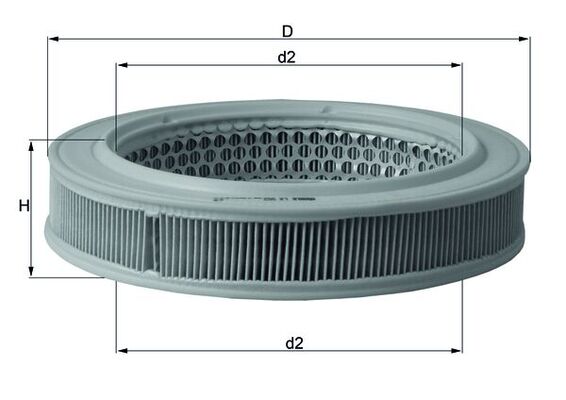 KNECHT Levegőszűrő LX552_KNECHT