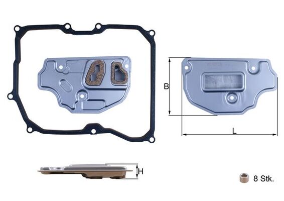 KNECHT Szűrő, automataváltó HX256D_KNECHT