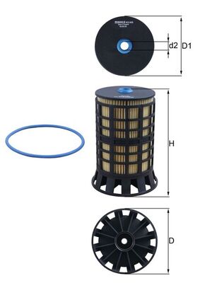 KNECHT Üzemanyagszűrö betét KX606D_KNECHT