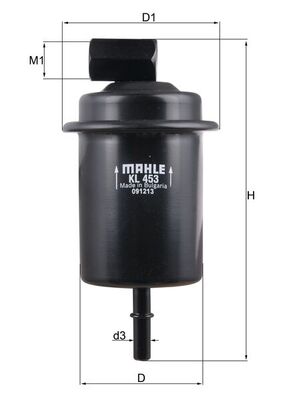 KNECHT Üzemanyagszűrő KL453_KNECHT