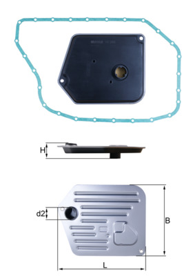 KNECHT Szűrő, automataváltó HX268D_KNECHT