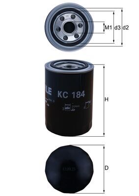 KNECHT Üzemanyagszűrő KC184_KNECHT