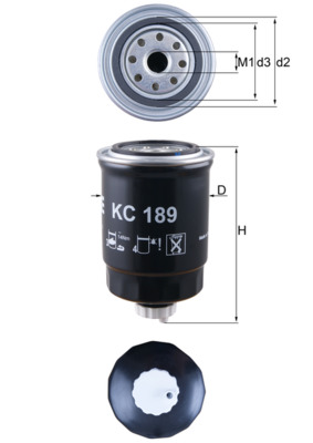 KNECHT Üzemanyagszűrő KC189_KNECHT