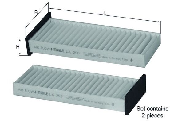 KNECHT LA296/S_KNECHT Pollenszűrő