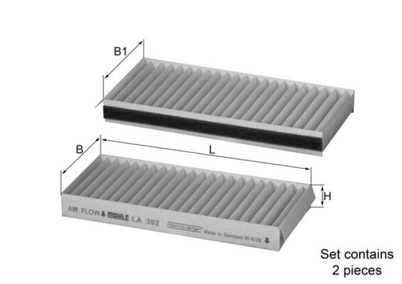 KNECHT Pollenszűrő LA392/S_KNECHT