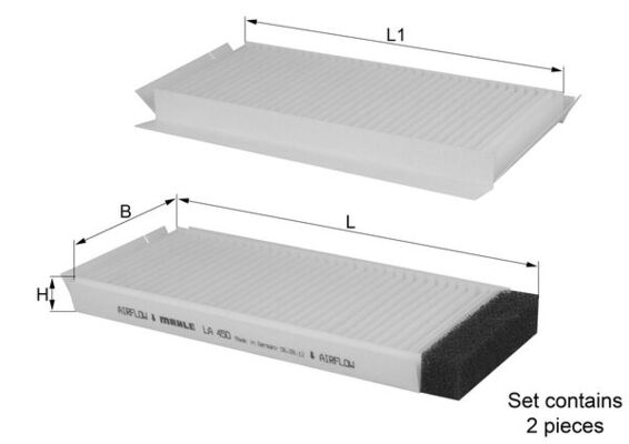 KNECHT Pollenszűrő LA450/S_KNECHT