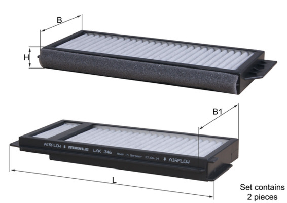 KNECHT Pollenszűrő LAK346/S_KNECHT