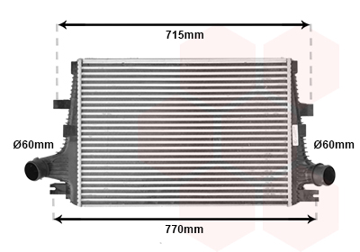 VAN WEZEL Töltőlevegő hűtő 01004096_VW