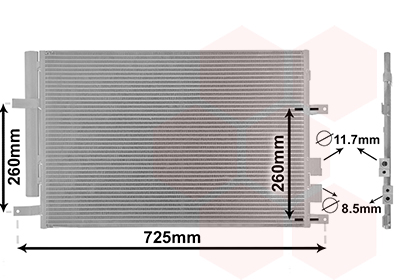 VAN WEZEL Klímahűtő 01005097_VW