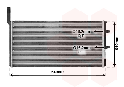 VAN WEZEL Vízhűtő 06002583_VW