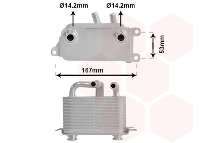 VAN WEZEL Olajhűtő, automataváltó 06003401_VW