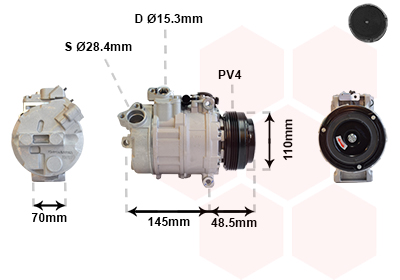 VAN WEZEL Klímakompresszor 0600K309_VW