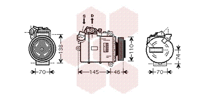 VAN WEZEL Klímakompresszor 0600K318_VW