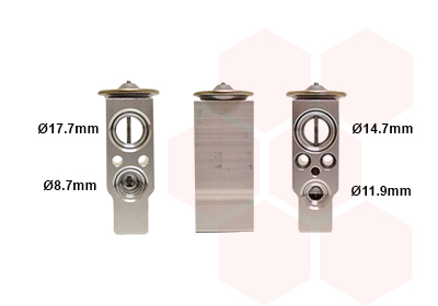 VAN WEZEL Tágulószelep, klímaberendezés 09001219_VW