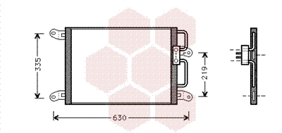 VAN WEZEL Klímahűtő 17005203_VW