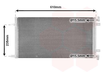 VAN WEZEL Klímahűtő 17005255_VW