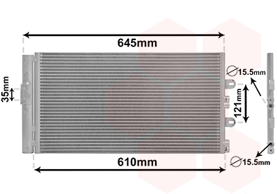 VAN WEZEL Klímahűtő 17005298_VW