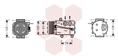 VAN WEZEL Klímakompresszor 1800K339_VW