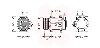 VAN WEZEL Klímakompresszor 1800K432_VW