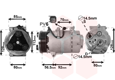 VAN WEZEL Klímakompresszor 1800K497_VW