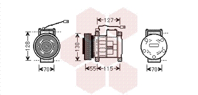 VAN WEZEL Klímakompresszor 2100K032_VW