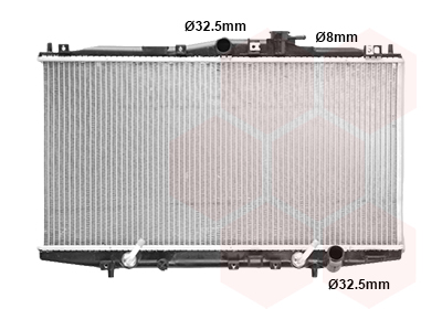 VAN WEZEL Vízhűtő 25002119_VW