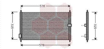 VAN WEZEL Klímahűtő 25005086_VW