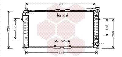 VAN WEZEL Vízhűtő 27002037_VW