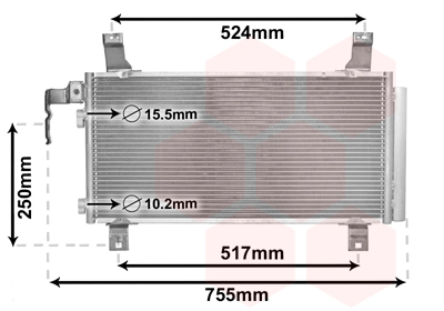 VAN WEZEL Klímahűtő 27005157_VW