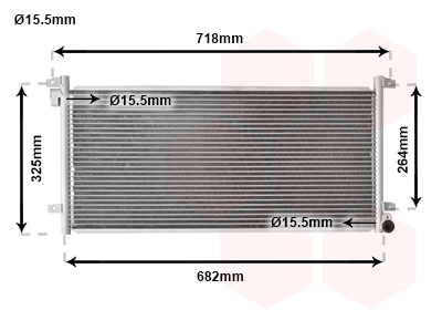 VAN WEZEL Klímahűtő 28005044_VW