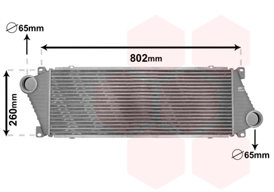 VAN WEZEL Töltőlevegő hűtő 30004217_VW