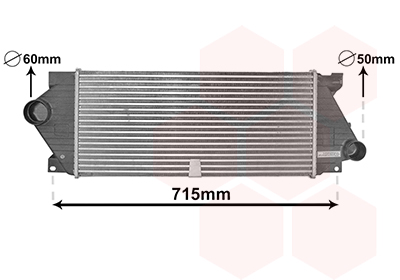 VAN WEZEL Töltőlevegő hűtő 30004677_VW