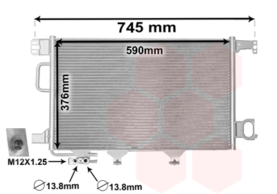 VAN WEZEL Klímahűtő 30005360_VW