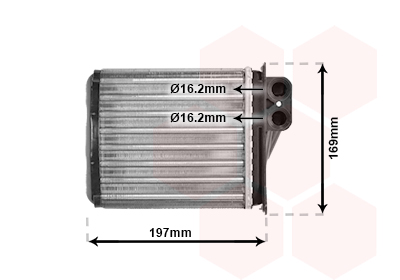 VAN WEZEL Fűtőradiátor 30006400_VW