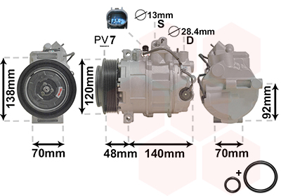 VAN WEZEL Klímakompresszor 3000K393_VW