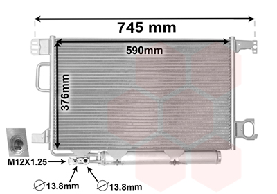 VAN WEZEL Klímahűtő 30015360_VW