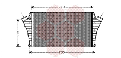 VAN WEZEL Töltőlevegő hűtő 37004360_VW