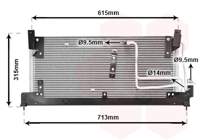 VAN WEZEL Klímahűtő 37005224_VW