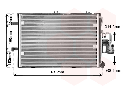 VAN WEZEL Klímahűtő 37005309_VW