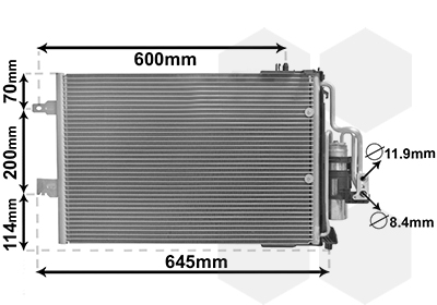 VAN WEZEL Klímahűtő 37005385_VW