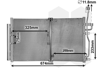 VAN WEZEL Klímahűtő 37005425_VW