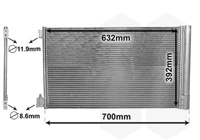 VAN WEZEL Klímahűtő 37005478_VW