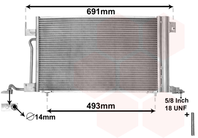 VAN WEZEL Klímahűtő 40005186_VW