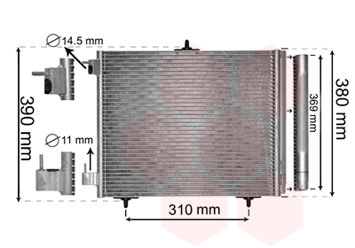 VAN WEZEL Klímahűtő 40005295_VW