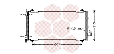 VAN WEZEL Klímahűtő 40005301_VW